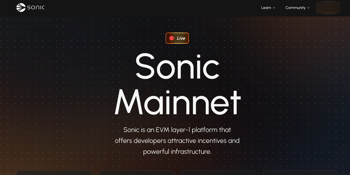 Sonic: Revolutionizing Blockchain with Speed and Innovation Feature image