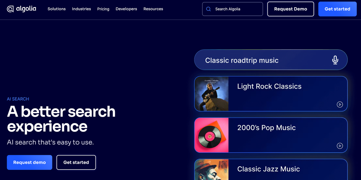 Algolia: Transforming Search and Discovery with AI Power Feature image