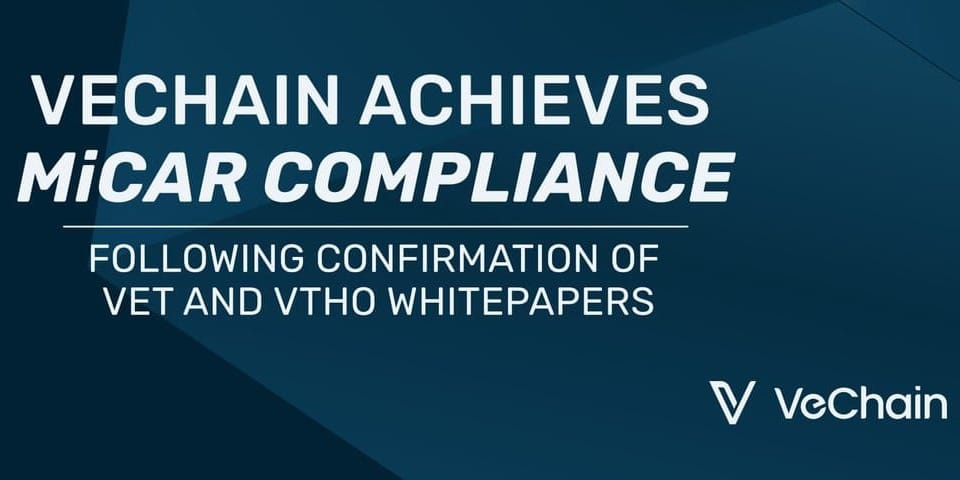 VeChain Achieves MiCAR Compliance: A Major Step Toward EU Expansion Feature image